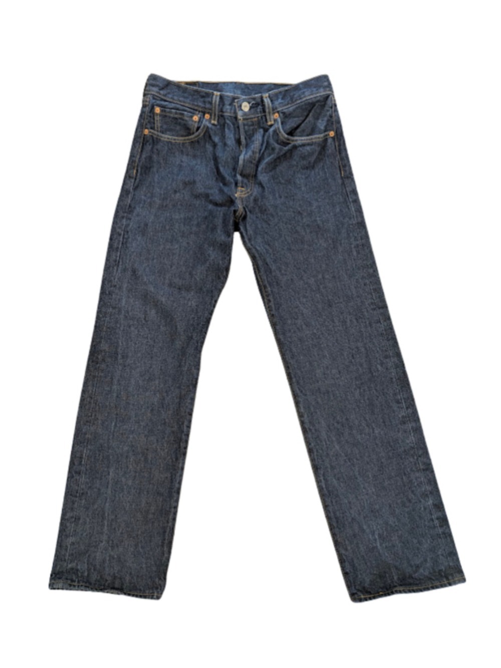Levi's 501 Original Fit Jeans Mens 32x31 Dark Wash Americana Heritage Dadcore